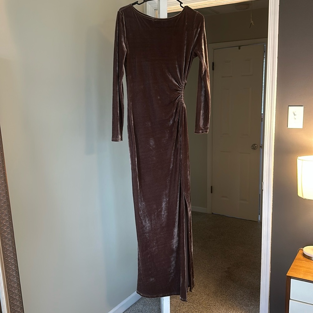 Petal and Pup velvet dress